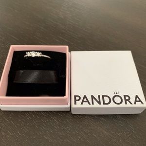 Fairytale Sparkle Ring- Sterling Silver size 7.5